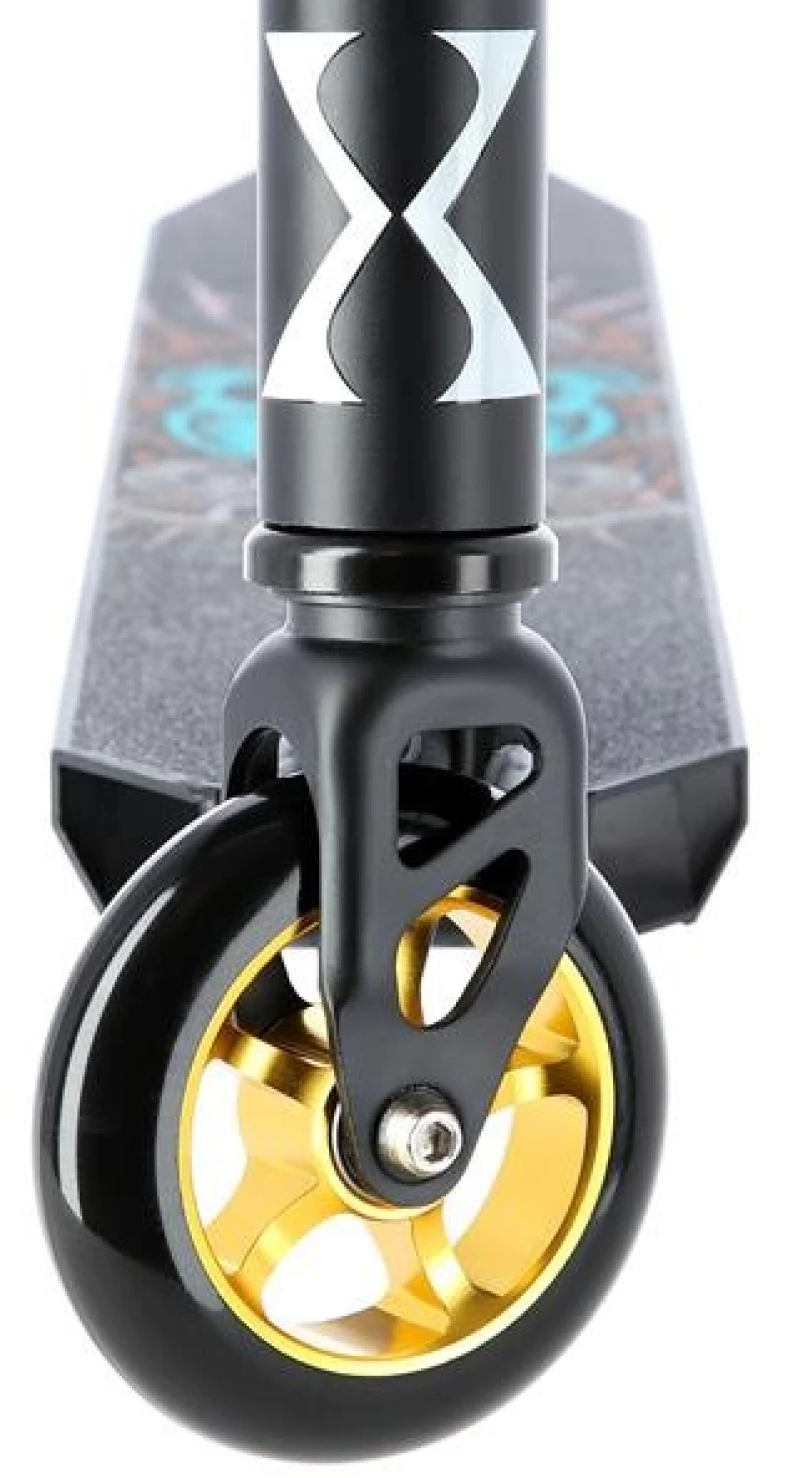 Nils Extreme Πατίνι Δίτροχο Stunt HS100-6 Black Gold #16-50-232