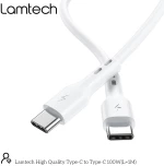 LAMTECH CABLE TYPE C TO TYPE C 100W FAST CHARGE 1M