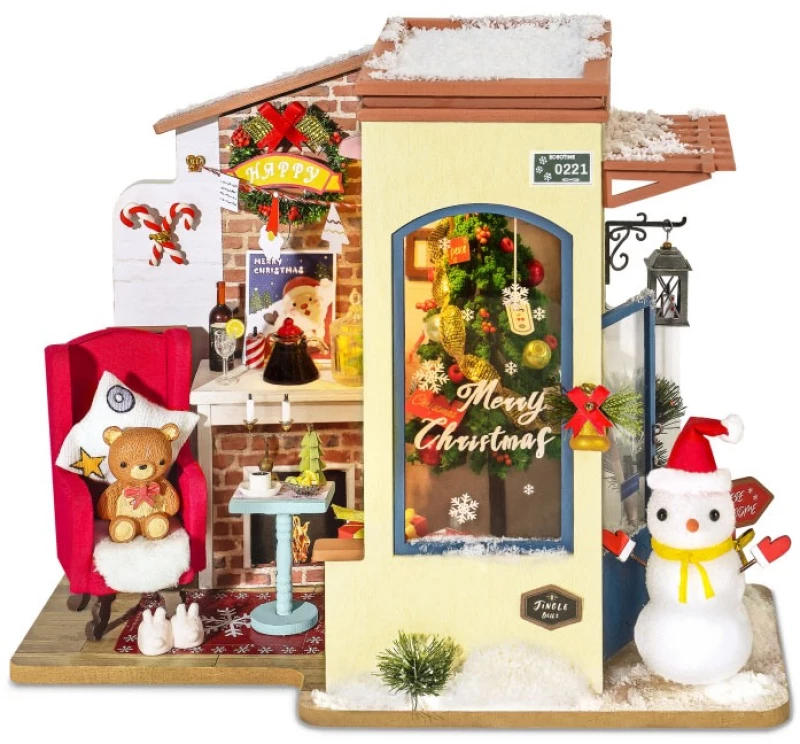 Rolife Snow House DIY Wooden Dollhouse DG18