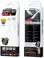 Charging Cable WK TYPE-C Wargod White 1m WDC-152 6A