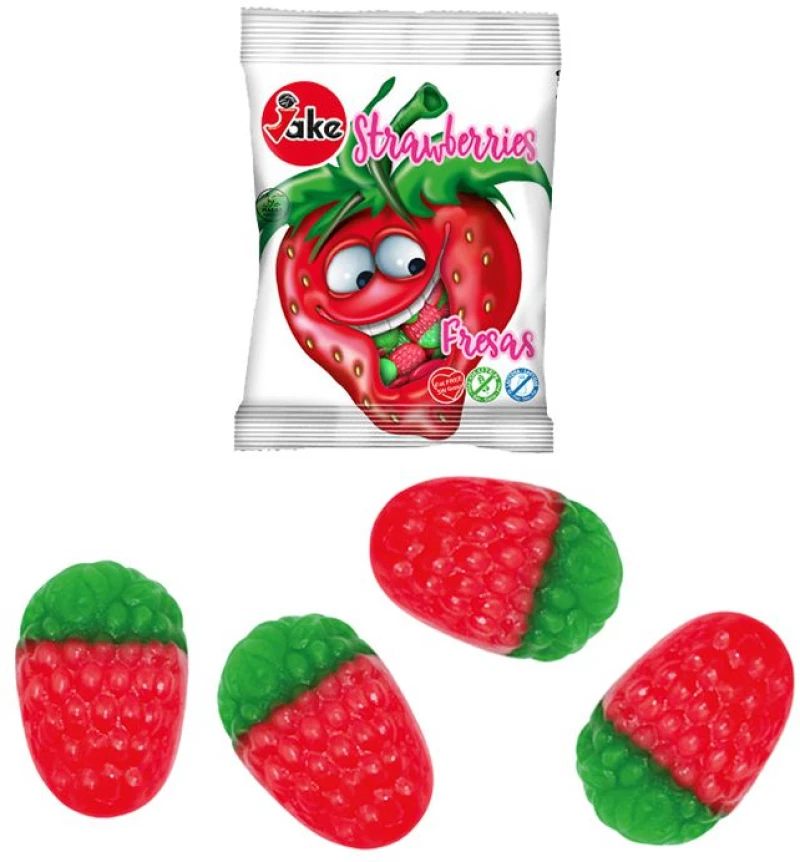 ΖΕΛΙΝΙΑ JAKE ΑΓΡΙΕΣ ΦΡΑΟΥΛΕΣ ΣΑΚ=100g JAKE SA 8603116 - 18 ΤΕΜ