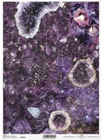 ΡΙΖΟΧΑΡΤΟ "PRECIOUS STONES PURPLE 1" 21X29.7ΕΚ.   (ITD-R1660) - 3 ΤΕΜ