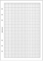 Contax Organizer Α5 3015 φύλλα σημειώσεων καρέ 20φ λευκά