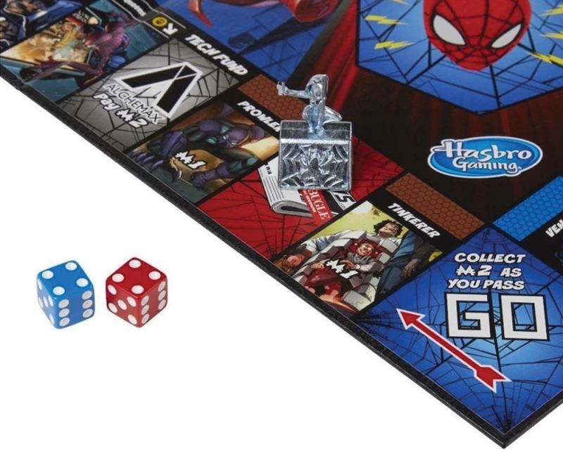 Hasbro F3968 Monopoly Spiderman παιχνιδολαμπάδα