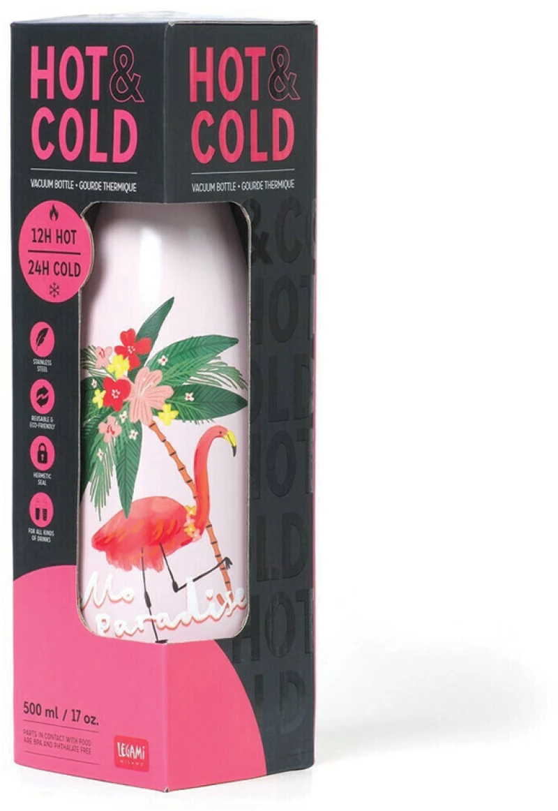 Legami Hot&Cold SSB0015 Thermos 500ml Flamingo