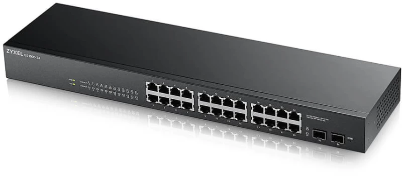 Zyxel GS-1900-24 v2 Managed L2 Gigabit Ethernet (10/100/1000) 1U Black