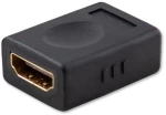 SAVIO HDMI (F) – HDMI (F) – Adapter, straight, barrel CL-111 Black