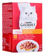 GOURMET Mon Petit Poultry Mix - wet cat food - 6 x 50 g