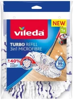 Spin Mop Refill VILEDA TURBO 3in1 Microfiber 1 pc White