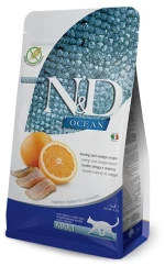 FARMINA N&D OCEAN CAT HERRING AND ORANGE ADULT 1.5kg