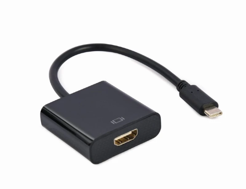 Gembird A-CM-HDMIF-04 USB Type-C to HDMI adapter cable, 4K@60Hz, 15 cm, black
