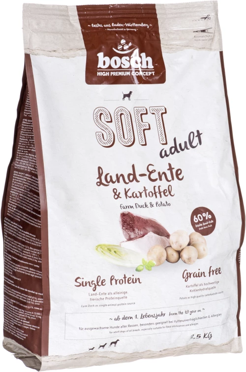 bosch Tiernahrung 4015598009225 dogs dry food 2.5 kg Adult Duck, Potato
