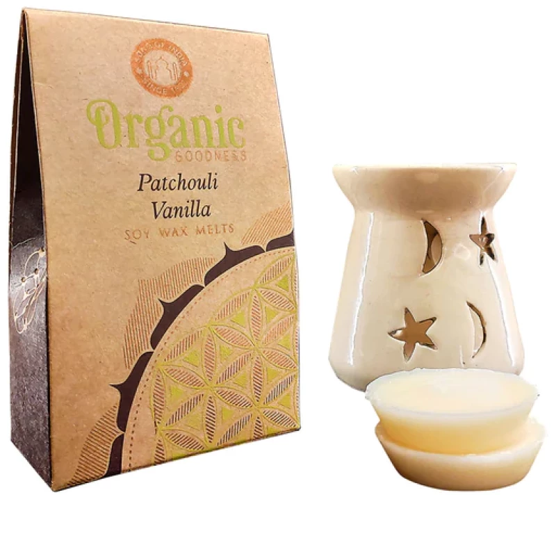 Αρωματικό Κερί Patchouli Vanilla Organic Wax Melts για Καυστήρες