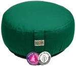 Μαξιλάρι Διαλογισμού Meditation Cushion Dark Green Organic Cotton 33Χ17