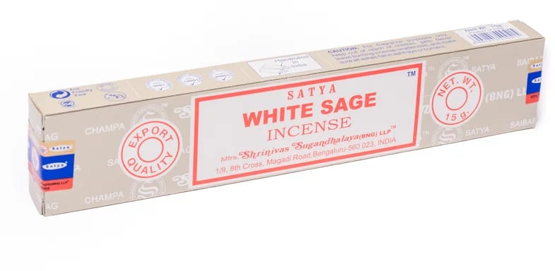 Αρωματικά Στικ Λευκό Φασκόμηλο Satya White Sage Incense Sticks 15g