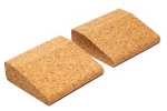 Σετ από 2 Μίνι Σφήνες Γιόγκα από Φελλό - Small Wedge Yoga Blocks Cork