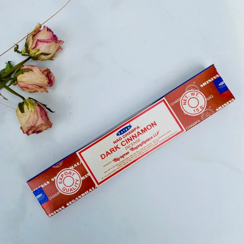 Αρωματικά Στικ Satya με άρωμα Κανέλα Dark Cinnamon Incense Sticks 15g