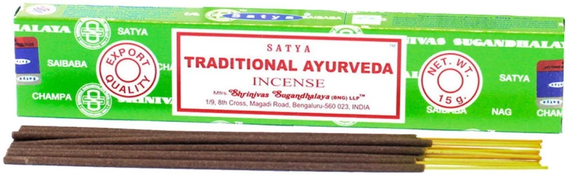 Αρωματικά Στικ Θεραπευτικό Μείγμα Satya Traditional Ayurveda Incense Sticks 15g