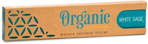 Αρωματικά Στικ Λευκό Φασκόμηλο White Sage Masala Incense Organic 15g