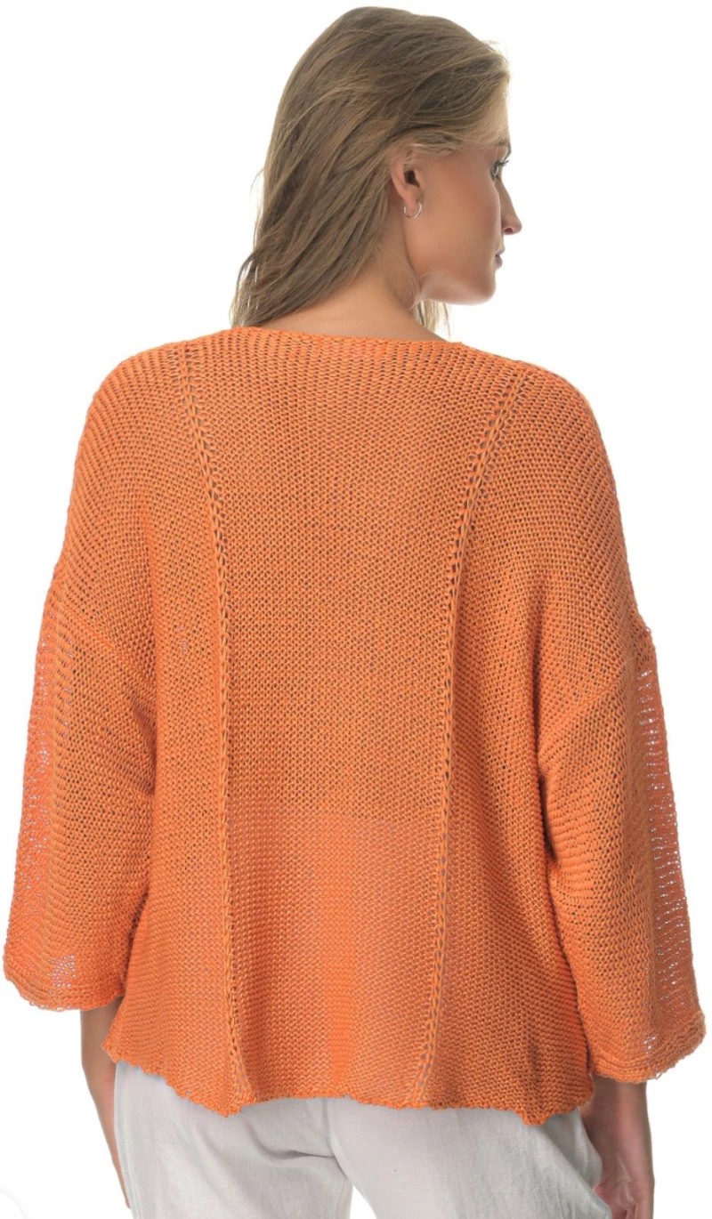 Ζακέτα Γυναικεία Πλεκτή Orange