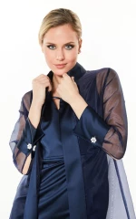 Μαντό Γυναικείο Elegant Μπλε