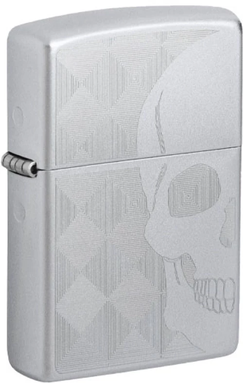 ZIPPO ΑΝΑΠΤΗΡΑΣ ΛΑΔΙΟΥ ΑΝΤΙΑΝΕΜΙΚΟΣ SKULL DESIGN - 48208