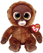 TY Beanie Boos Chessie Χνουδωτό Μαϊμουδάκι Καφέ 15εκ