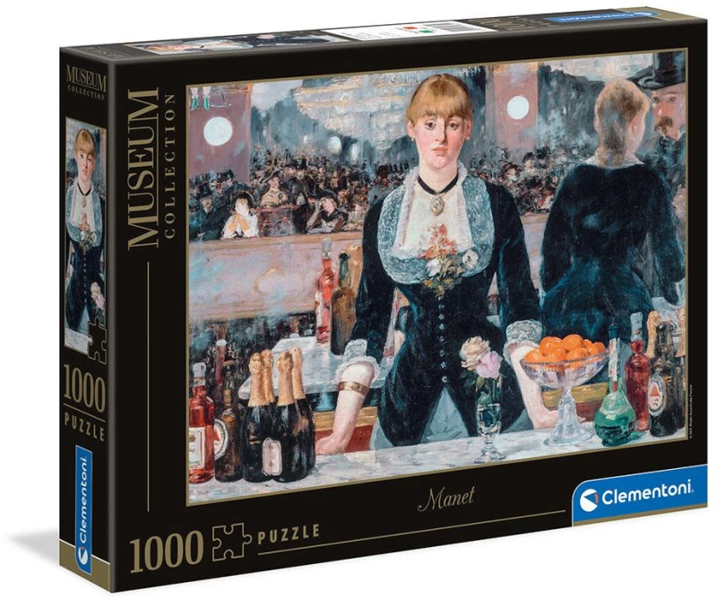 Clementoni Παζλ Museum Collection Manet: Μπαρ Στο Φολί Μπερζέρ 1000 τμχ