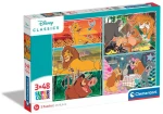 Clementoni Παιδικό Παζλ Supercolor Disney Classic 3x48 τμχ
