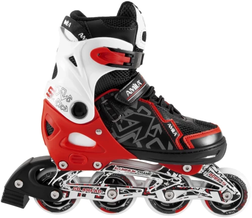 Inline Skates Amila No 33-36 Red/Black 48915