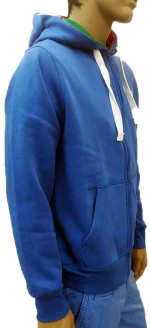Φούτερ zipper με κουκούλα United Cotton MJ6 Rua