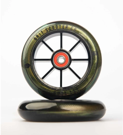 Ροδάκια Grit 100χιλ., Black/Gold