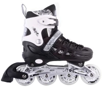 Αυξομειούμενα Inline Skates Αθλοπαιδιά, Μαύρα