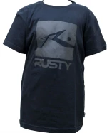 TSHIRT RUSTY BOYS TEAM BLACK