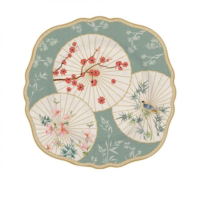 Πιάτο Γλυκού Πορσελάνης 20cm Oriental Marva 1176ORID