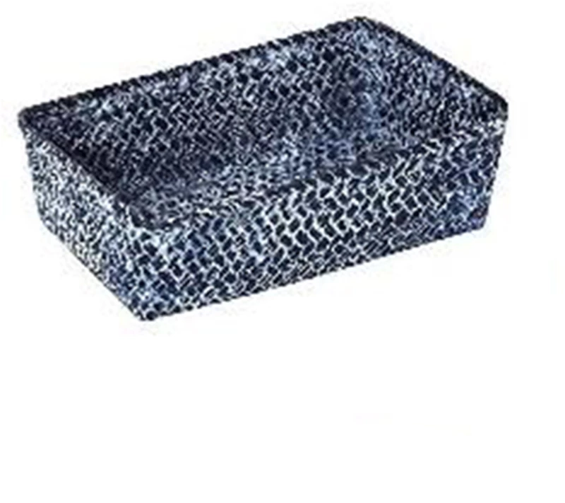 Κουτί ορθογώνιο χωρίς καπάκι μπλε 23cm seagrass Espiel DAT104C