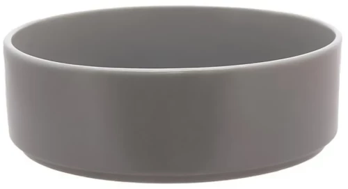 Σαλατιέρα στρογγυλή γκρι με καπάκι 17x7cm Espiel SNG1011K6