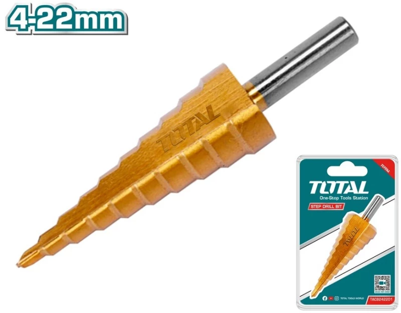 TOTAL ΤΡΥΠΑΝΙ ΚΩΝΙΚΟ 4 - 22mm (TAC8242201)