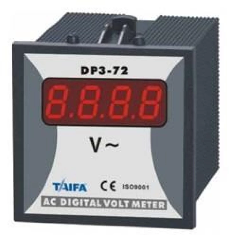 ΒΟΛΤΟΜΕΤΡΟ ΠΙΝΑΚΑ ΨΗΦΙΑΚΟ 72x72 3Φ 0-500V AC (3 ενδείξεων)DP3-72-3U