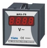 ΒΟΛΤΟΜΕΤΡΟ ΠΙΝΑΚΑ ΨΗΦΙΑΚΟ 72x72 3Φ 0-500V AC (3 ενδείξεων)DP3-72-3U