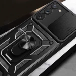 Hybrid Armor Camshield case θήκη για Samsung Galaxy A14 armored case with camera cover black*