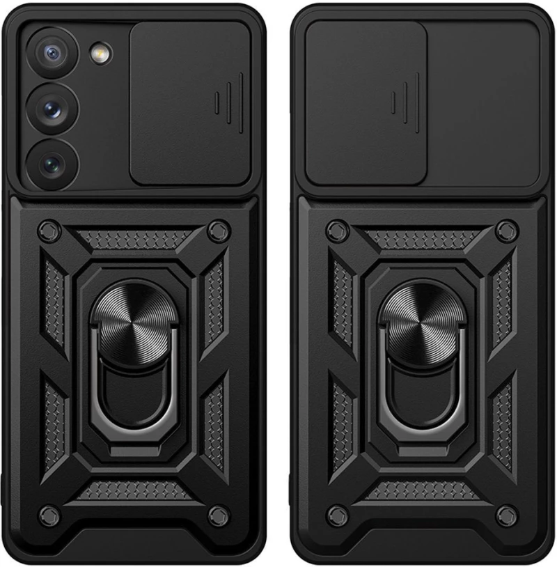 Hybrid Armor Camshield case θήκη για Samsung Galaxy A14 armored case with camera cover black*
