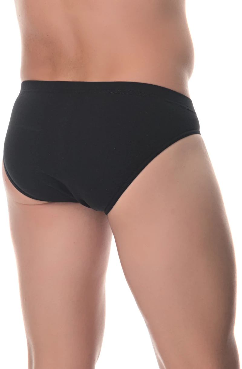 ΠΡΟΣΦΟΡΑ 4 ΑΝΔΡΙΚA ΣΛΙΠ LIDO UNDERWEAR - ΜΑΥΡΟ 100% BAMBAKI