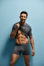 ESQUDO ΑΝΔΡΙΚΟ BOXER BASIC - GREY 1769514