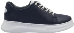 Casual Δερμάτινα Sneakers - 3902 - Μπλέ