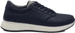 Δερμάτινα Ανατομικά Sneakers - 8627 - Μπλέ