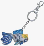 Δερμάτινο Μπρελόκ (716-051-blue)