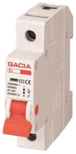 ΡΑΓΟΔΙΑΚΟΠΤΗΣ 1X63A GACIA - (500-43602)
