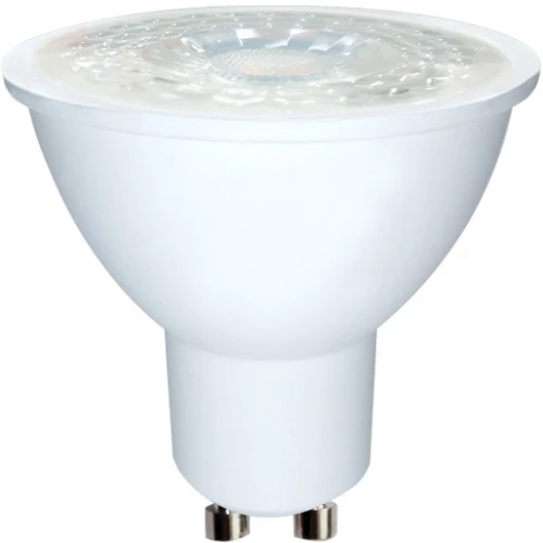 LED GU10 230V 7W  3000K 38° 550Lm Ra80 - ACA (7WGU10CWW)