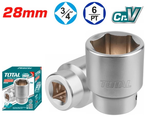 TOTAL ΕΠΑΓΓ. ΚΑΡΥΔΑΚΙ ΕΞΑΓΩΝΟ 3/4" - 28mm (THHAST34281)